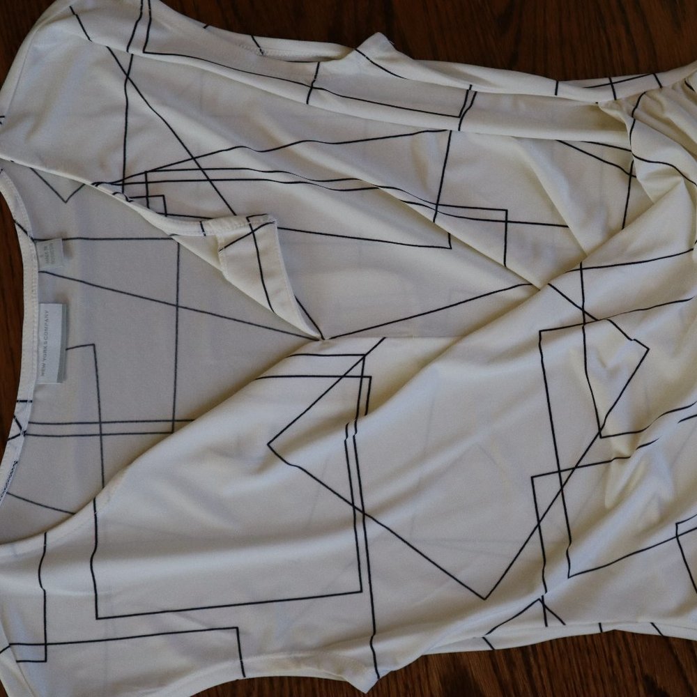 White Dress Tank Top